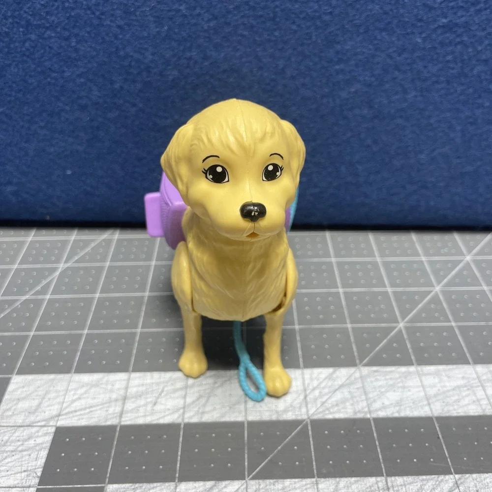 Mattel Barbie Wind Up Walk & Potty Pup Golden Retriever Dog Toy Incomplete Works